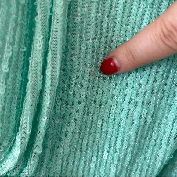 NWT One 33 Social Sequin Cascade Ruffle Mini Dress Nordstrom - Picture 5 of 5